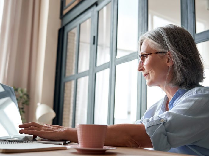 Woman finding Medicare supplement plan in TN